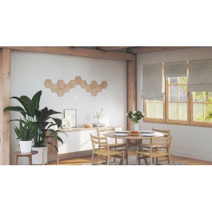 Nanoleaf - SETTI 13x Himmennettänä LED-paneeli HEXAGONS LED/2W/230V Wi-Fi