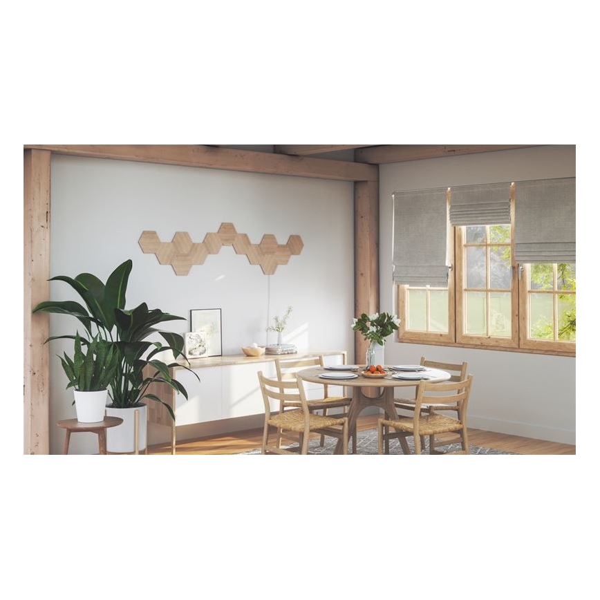 Nanoleaf - SETTI 13x Himmennettänä LED-paneeli HEXAGONS LED/2W/230V Wi-Fi