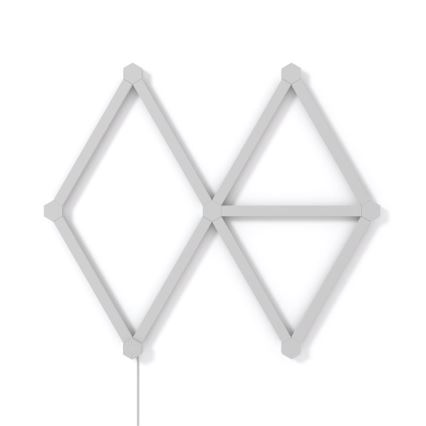 Nanoleaf - SETTI 9x LED RGBW Himmennettävä kisko LINES LED/2W/230V 1200-6000K Wi-Fi
