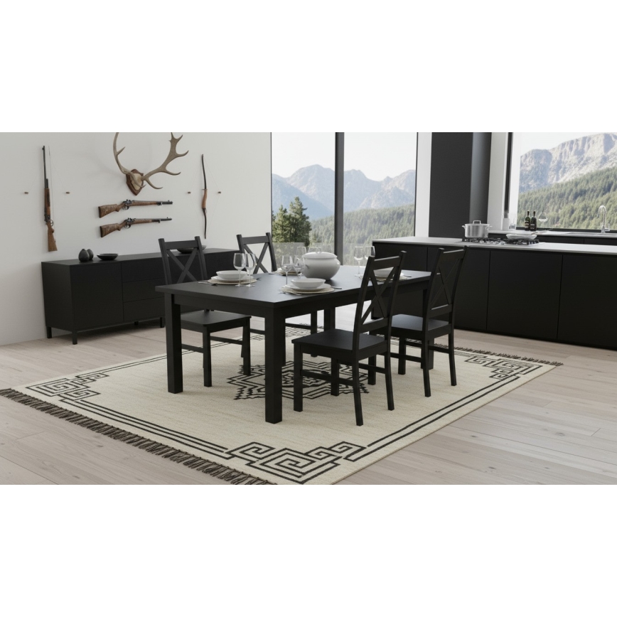 Ruokatuoli NATE musta