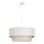 NATIA-riippuvalaisin, kaapelikiinnitys, 1xE27/60W/230V, Ø45 cm, kerma