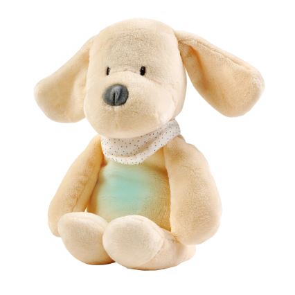 Nattou - Snuggle buddy melodialla ja valolla SLEEPY DOG 4in1