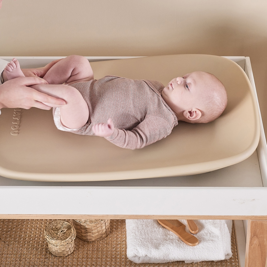 Nattou - Vaihtoalusta SOFTY 50x70 cm beige