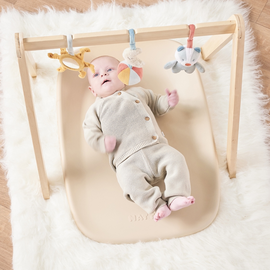 Nattou - Vaihtoalusta SOFTY 50x70 cm beige