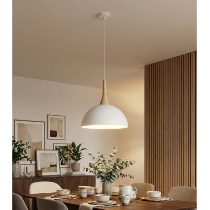 NAUTICA-riippuvalaisin vaijerilla 1xGX53/12W/230V, valkoinen