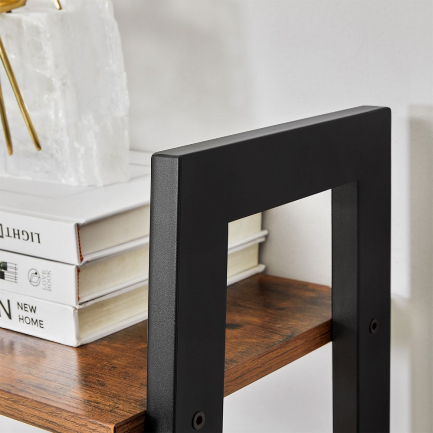 NAVARO-kirjahylly, ruskea/musta