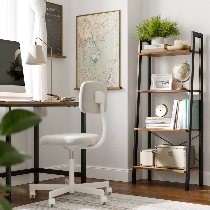 NAVARO-kirjahylly, ruskea/musta