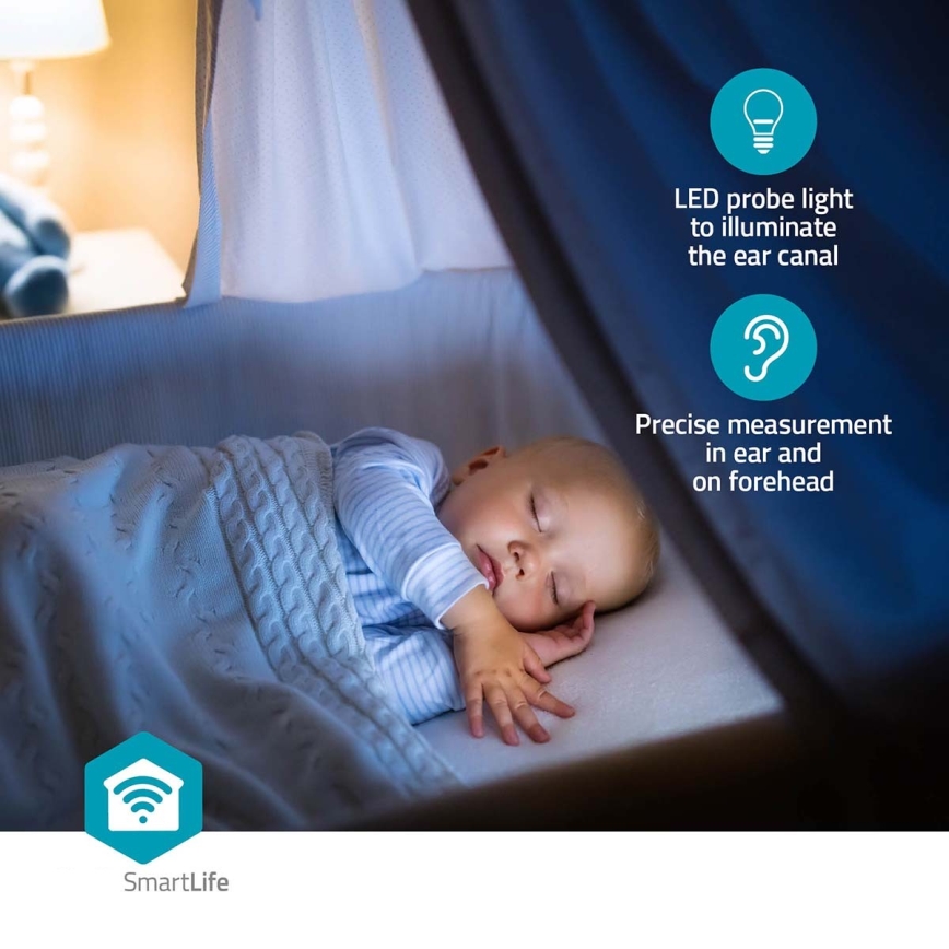 Smart monitoiminen infrapuna lämpömittari Tuya 2xAAA