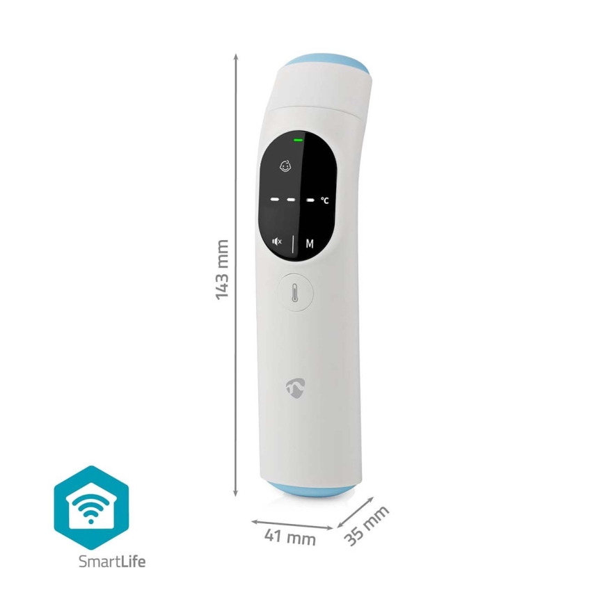 Smart monitoiminen infrapuna lämpömittari Tuya 2xAAA
