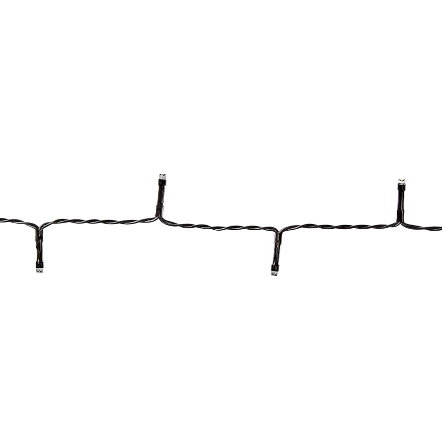 LED Jouluvaloketju ulkokäyttöön 192xLED/7 functions/3xAA 14,9m IP44 lämmin valkoinen