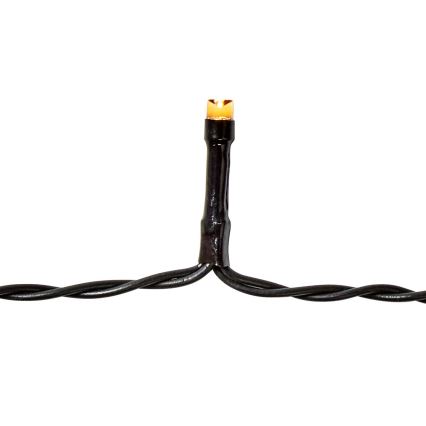 LED-ulkoketju 192xLED/7 toimintoa/3xAA 14,9 m IP44 lämmin valkoinen
