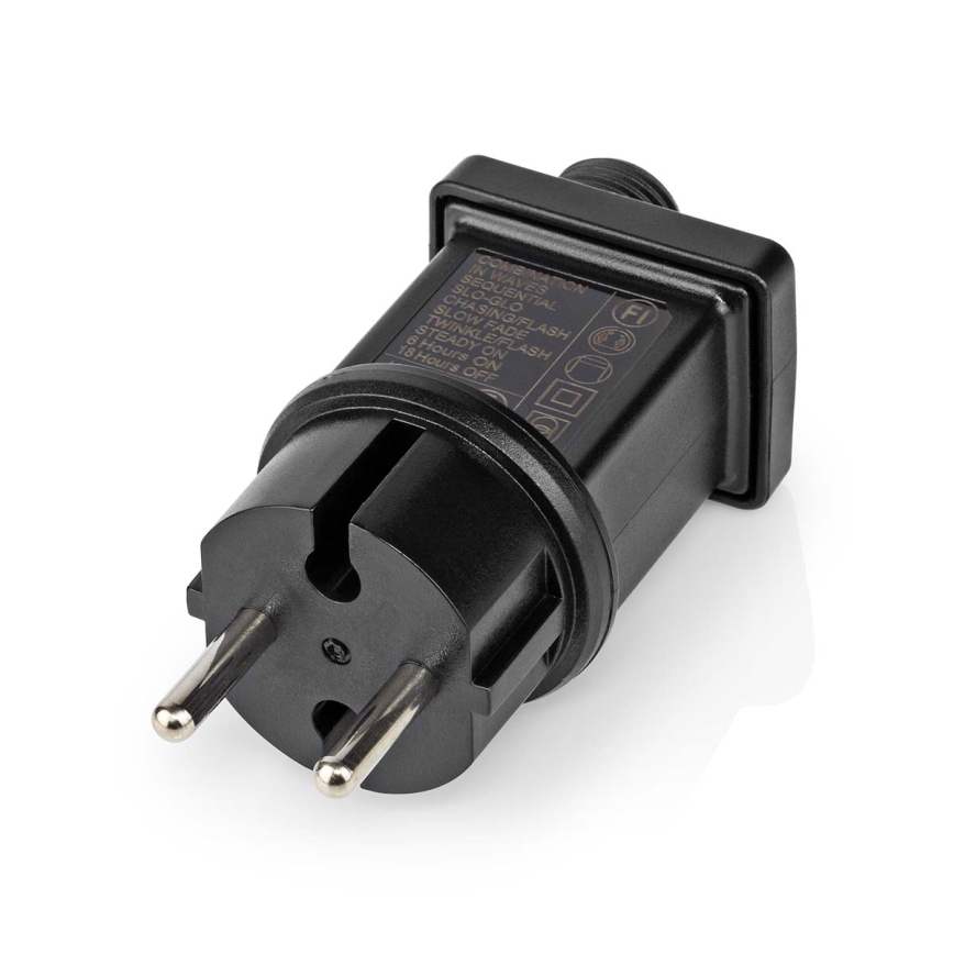 LED-ulkoketju 400xLED/7 toimintoa 11m IP44 lämmin valkoinen