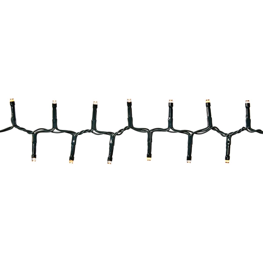 LED-ulkovalosarja 700xLED/7 toimintoa 17m IP44 lämmin valkoinen