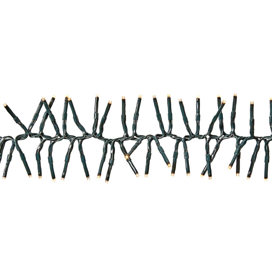 7-toimintoinen LED-ulkovalosarja, 1512 LEDiä, 14 m, IP44, lämmin valkoinen