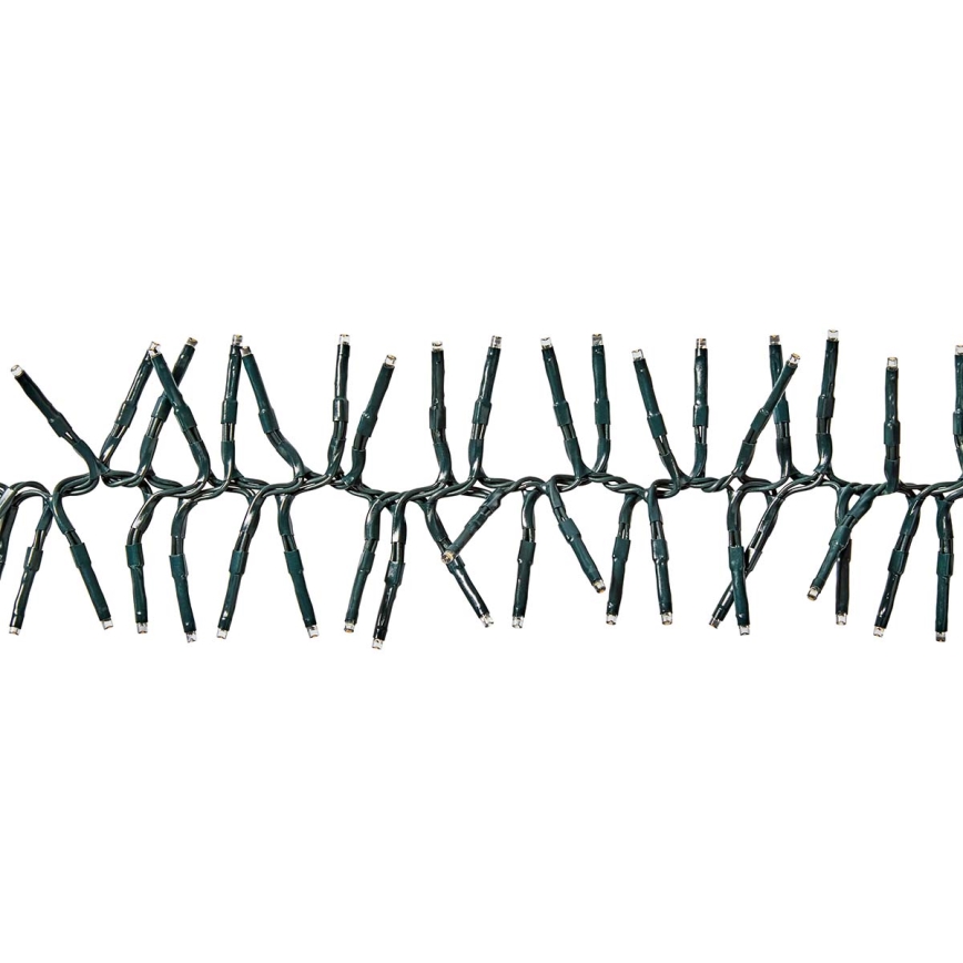 7-toimintoinen LED-ulkovalosarja, 1512 LEDiä, 14 m, IP44, lämmin valkoinen