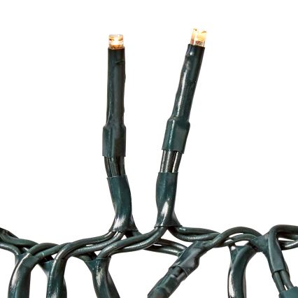 LED-ulkojouluvalosarja 1512 LEDiä / 7 toimintoa 14 m IP44 lämmin valkoinen