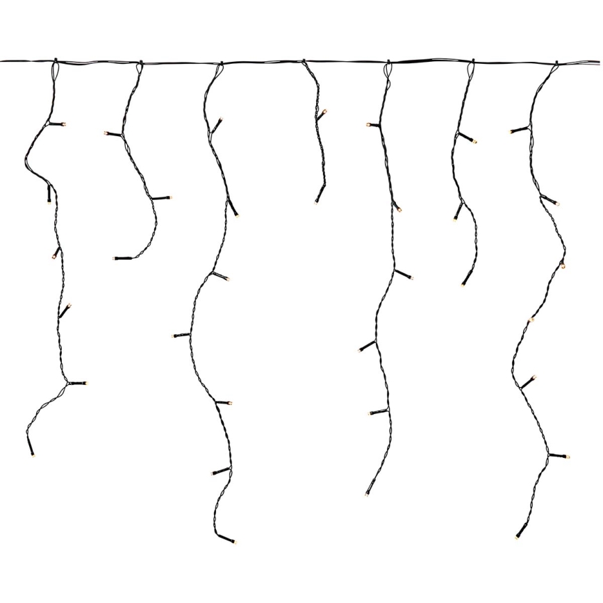LED Valoverho ulkokäyttöön 180xLED/7 funktiota 10,9m IP44 lämmin valkoinen