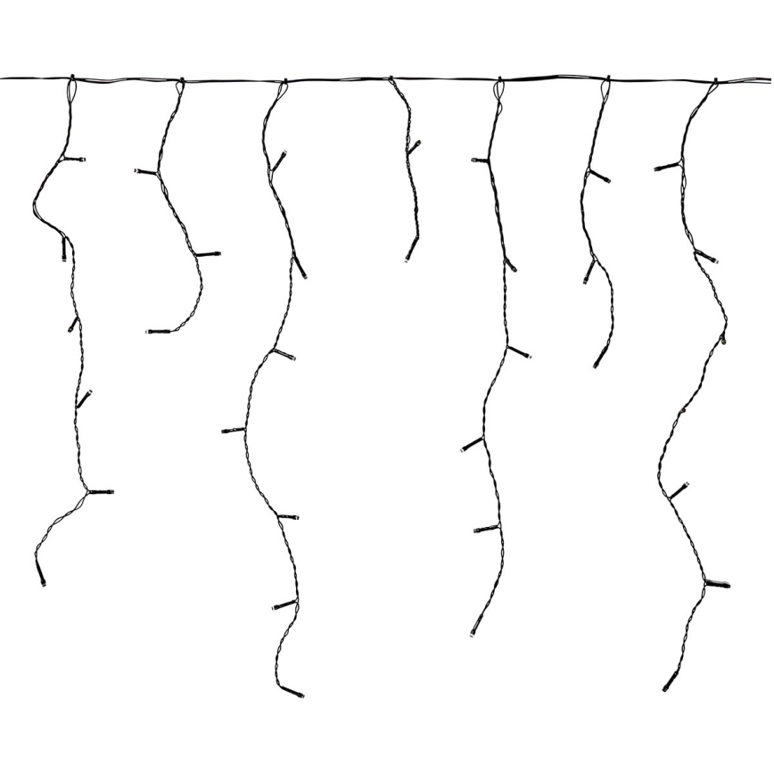 LED Valoverho ulkokäyttöön 180xLED/7 funktiota 10,9m IP44 lämmin valkoinen