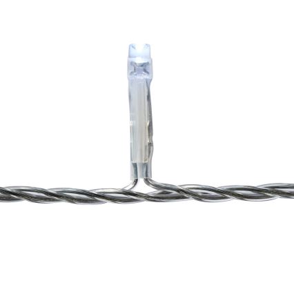 LED-ulkovaloverho 180xLED/7 toimintoa 10,9 m IP44 kylmänvalkoinen