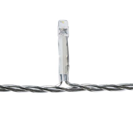 LED-ulkovaloverho 180xLED/7 toimintoa 10,9 m IP44 kylmänvalkoinen