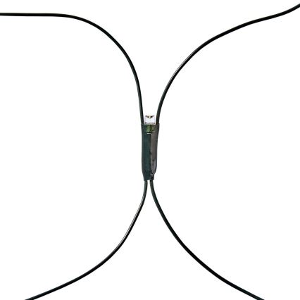 LED-ulkovaloverho 160 LED/7 toimintoa 5 m IP44 lämmin valkoinen