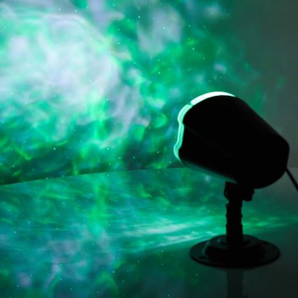 LED-laserprojektori 6W/230V IP65 + kaukosäädin