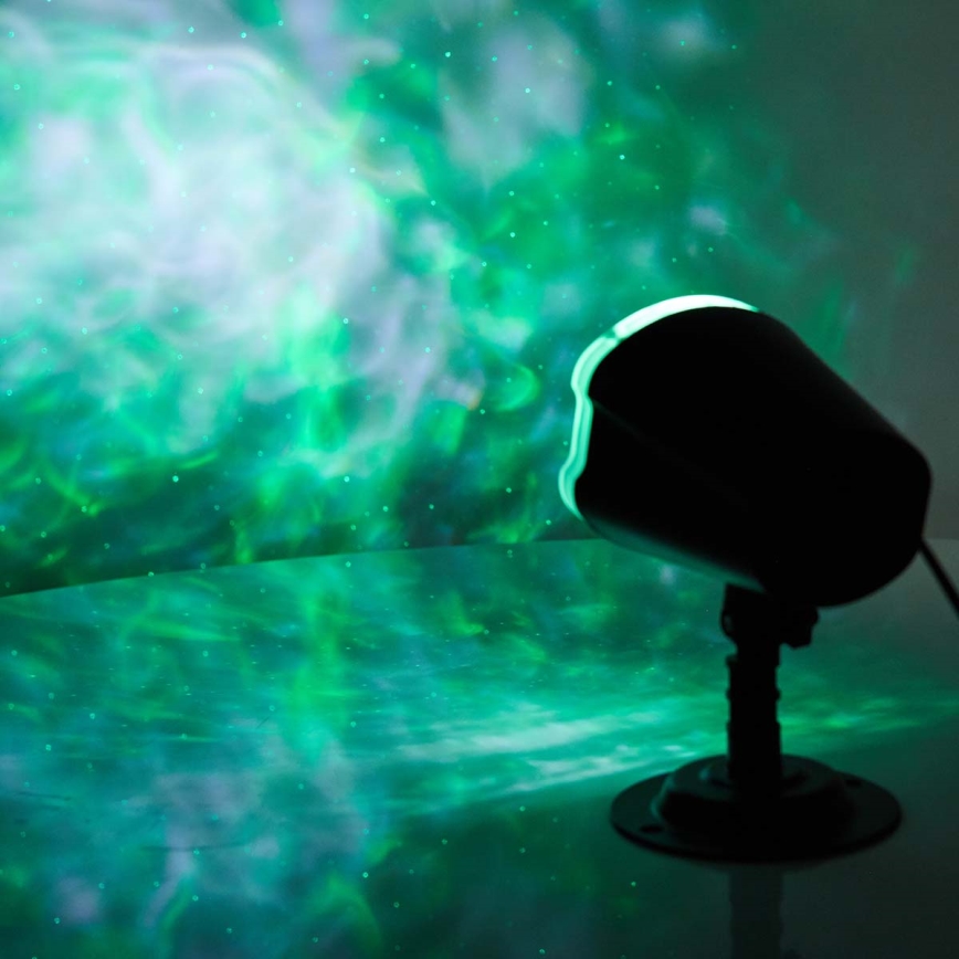 LED-laserprojektori 6W/230V IP65 + kaukosäädin