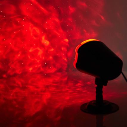 LED-laserprojektori 6W/230V IP65 + kaukosäädin