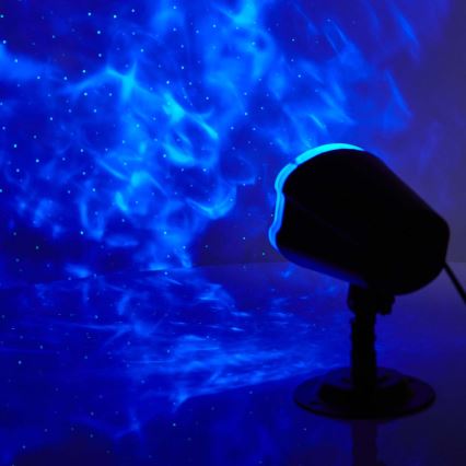 LED-laserprojektori 6W/230V IP65 + kaukosäädin