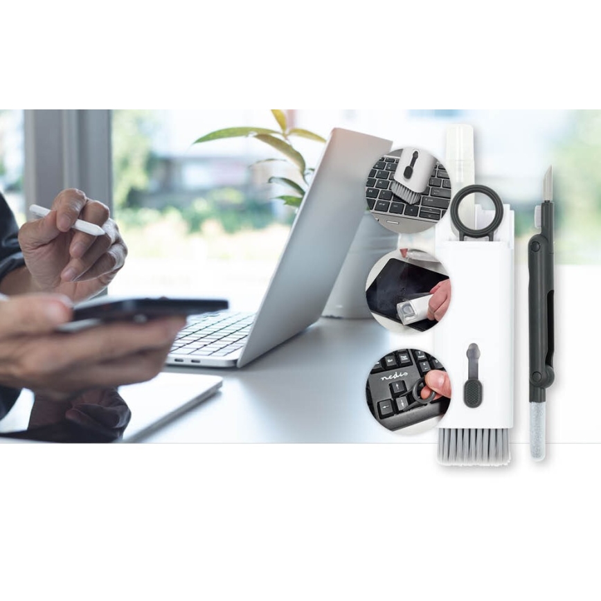 Näytön ja näppäimistön puhdistusaine 7in1