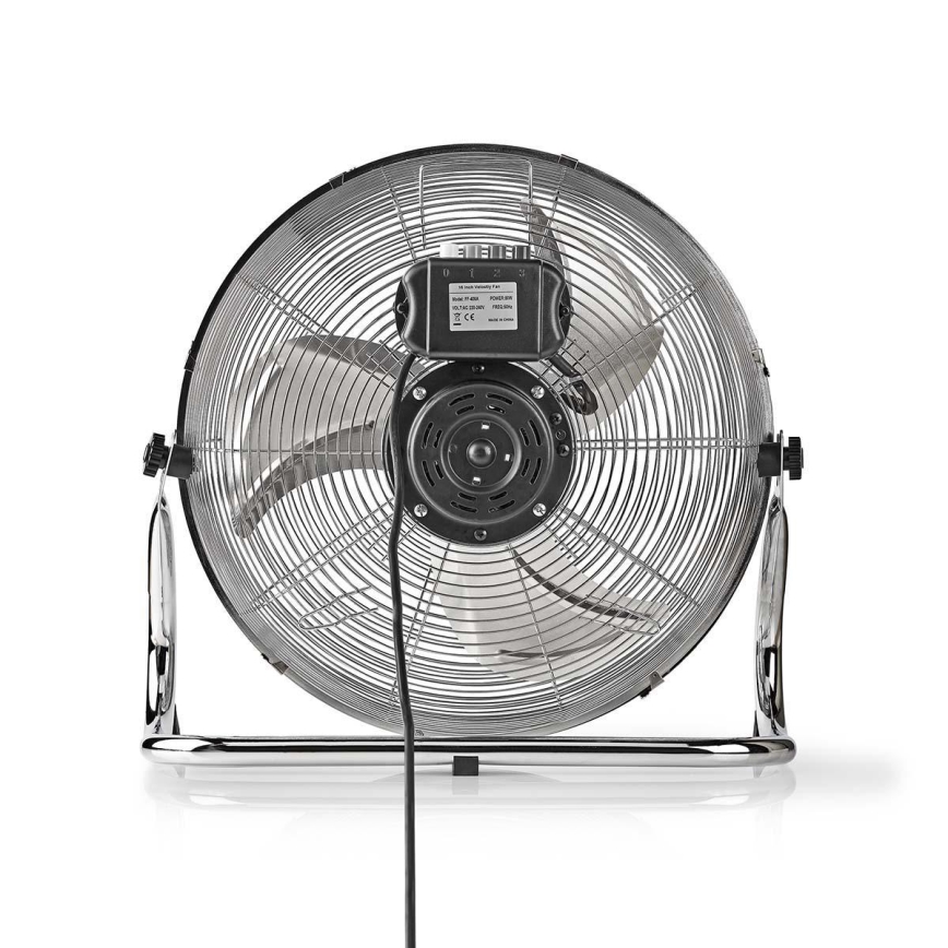 Lattiatuuletin 80W/230V kiiltävä kromi