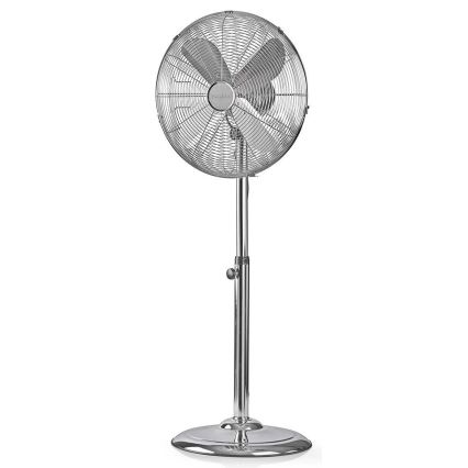 Seisova tuuletin 50W/230V kiiltävä kromi