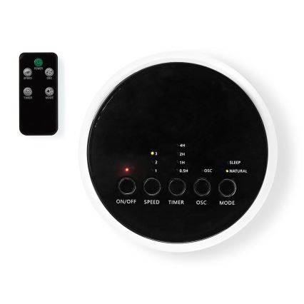 Seisova tuuletin 50W/230V valkoinen + kauko-ohjaus
