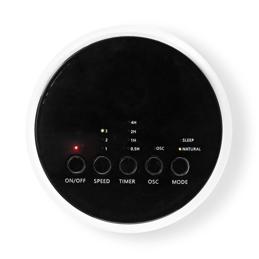 Seisova tuuletin 50W/230V valkoinen + kauko-ohjaus