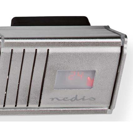 Ulkotila sähköinen lämmityselementti 2000W/230V IP65 + kauko-ohjaus