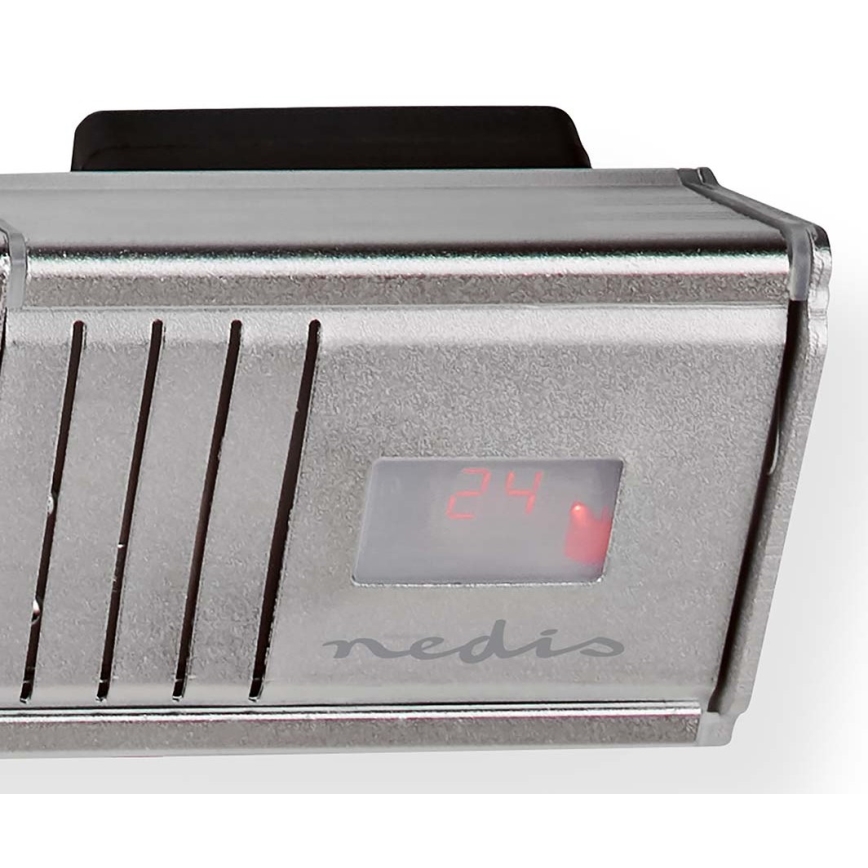 Ulkotila sähköinen lämmityselementti 2000W/230V IP65 + kauko-ohjaus