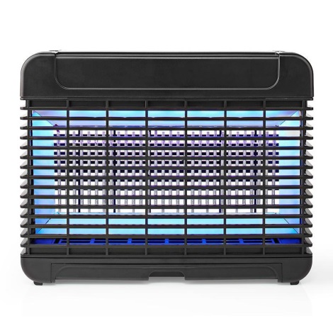 Nedis INKI112CBK16 - LED Sähköinen hyönteisloukku UV -A / 11W / 230V 150 m²