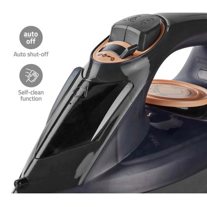 Höyryrauta 2200W/230V musta