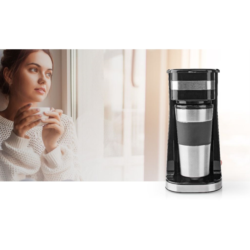 Kahvinkeitin mukilla 0,4 l kanssa travel muki