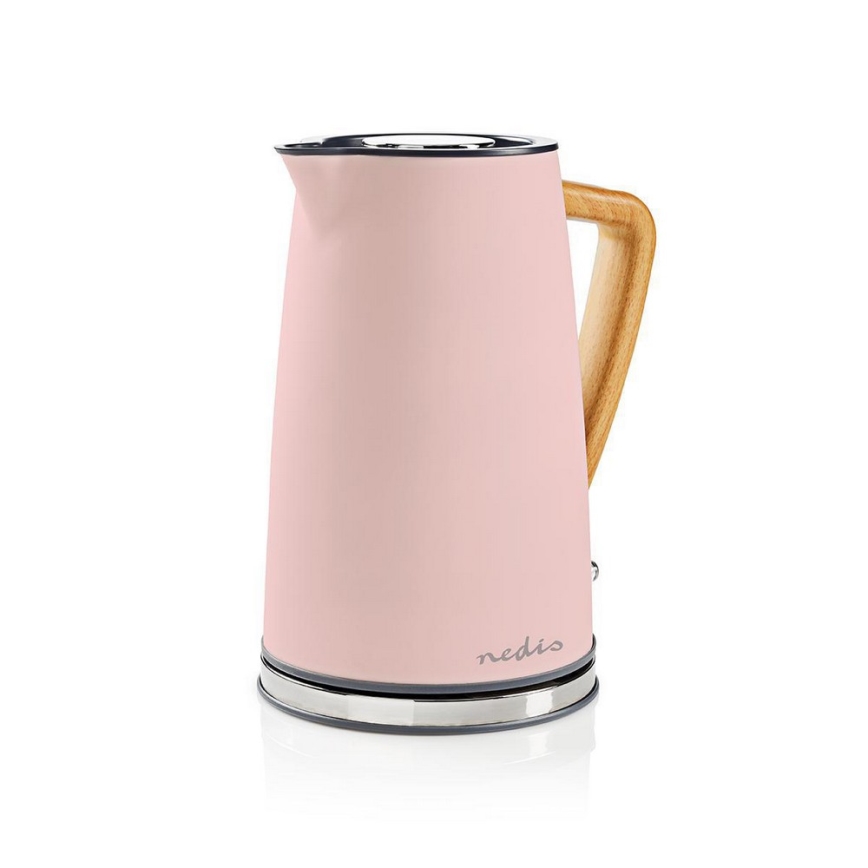 Vedenkeitin 1,7 l 1850-2200W / 230V vaaleanpunainen