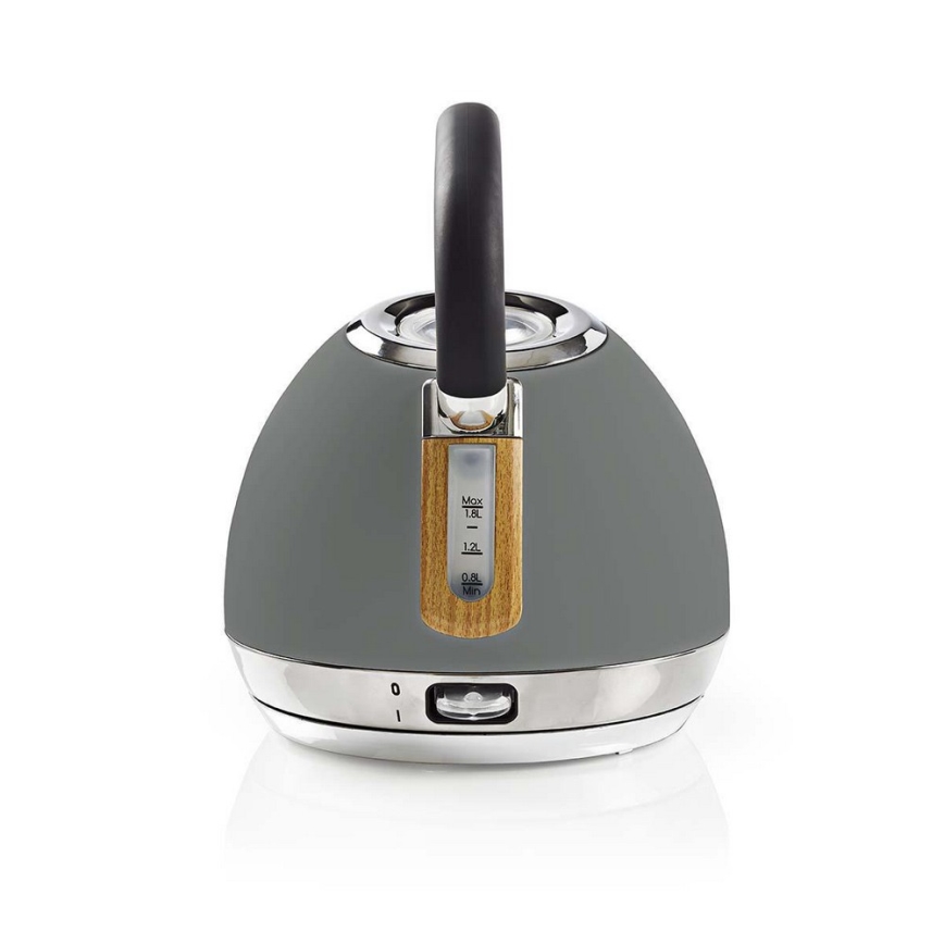 Vedenkeitin 1,8 l 1850-2200W / 230V harmaa