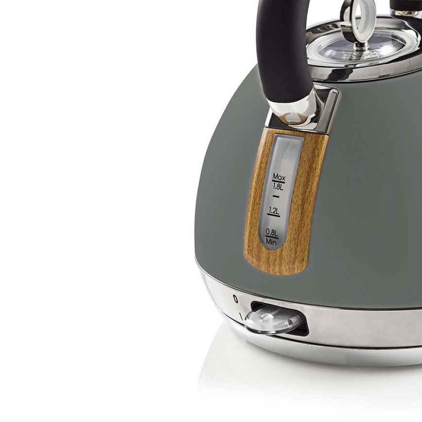 Vedenkeitin 1,8 l 1850-2200W / 230V harmaa