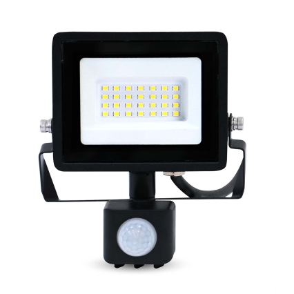 LED-valonheitin pistorasiaan liiketunnistimella ja hämäräkytkimellä LED/20W/230V IP44