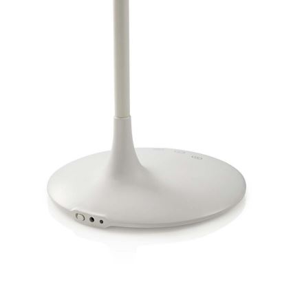 LED himmennettävä pöytävalaisin LED/6W/5V 2200 mAh valkoinen