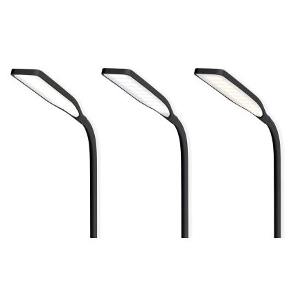 LED Himmennettävä kosketus flexible pöytävalaisin kanssa 15W langaton lataus Qi LED/5,5W/230V 2700-6500K musta