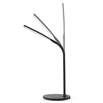 LED Himmennettävä kosketus flexible pöytävalaisin kanssa 15W langaton lataus Qi LED/5,5W/230V 2700-6500K musta