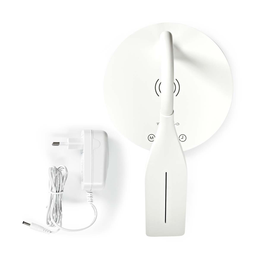 LED Himmennettävä kosketus flexible pöytävalaisin kanssa 15W langaton lataus Qi LED/5,5W/230V 2700-6500K valkoinen