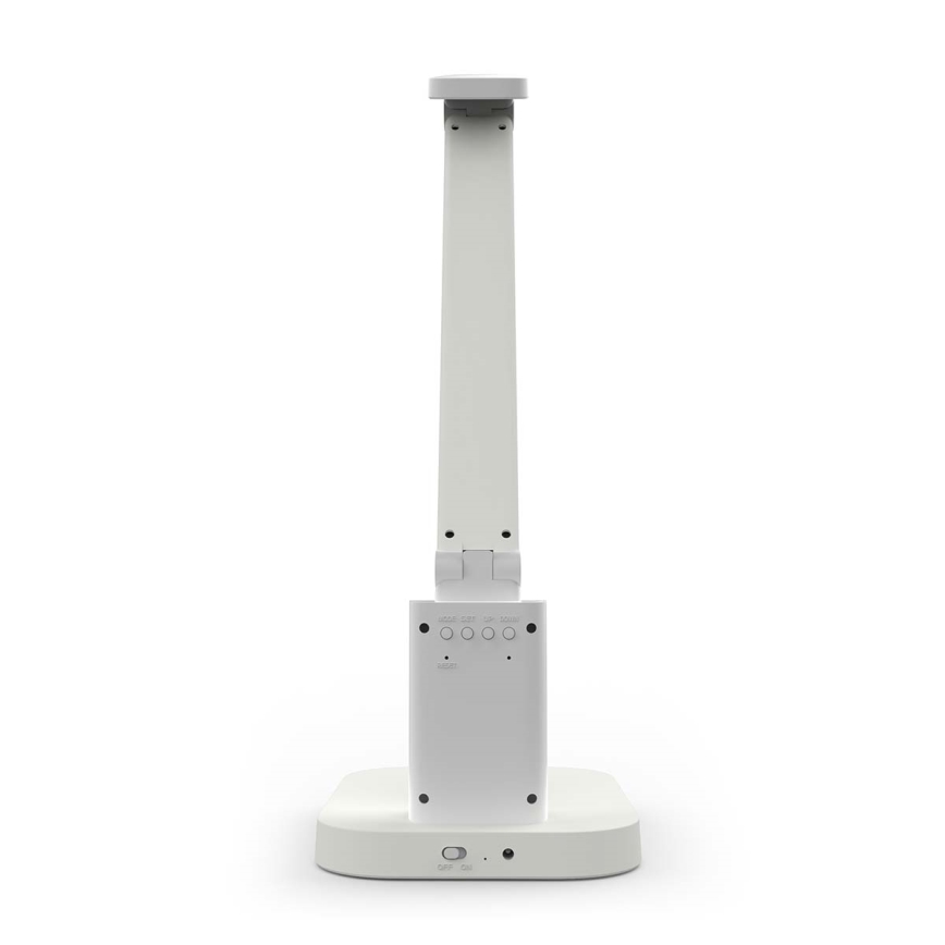 LED himmennettävä ladattava kosketusohjattu pöytälamppu näytöllä LED/7,5W/1200 mAh 3000/4000/5700K CRI 90 valkoinen
