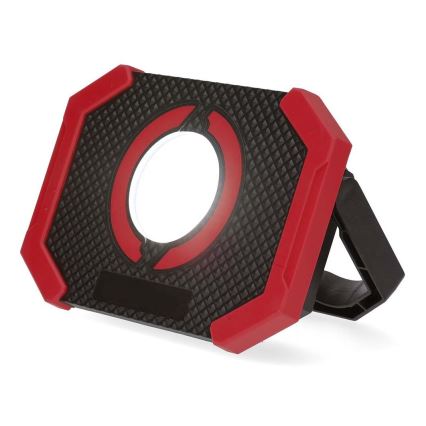 LED himmennettävä ladattava työvalo power pankilla LED/10W/3000 mAh IPX2