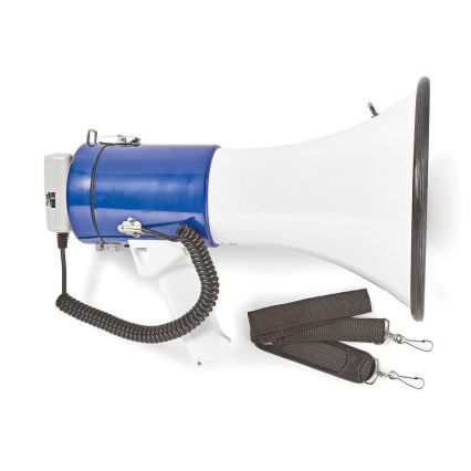 Megafoni ulkoisella mikrofonilla 25W/8xD